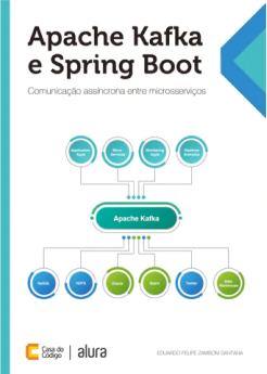 Livro Apache Kafka e Spring Boot, Comunicação assíncrona entre microsserviços.